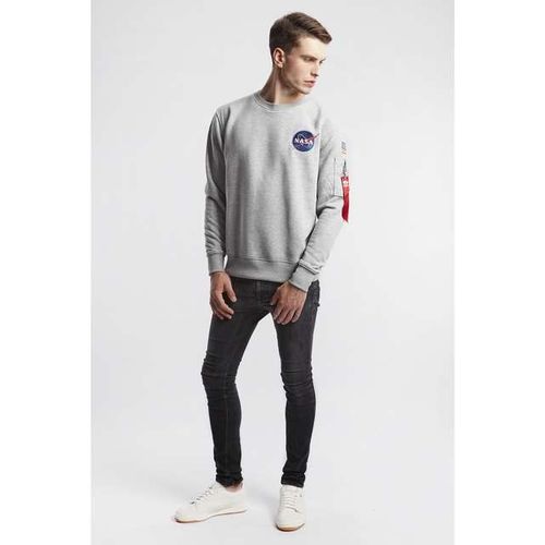 Alpha Industries SPACE SHUTTLE SWEATER 17 GREY HEATHER M na Arena.pl