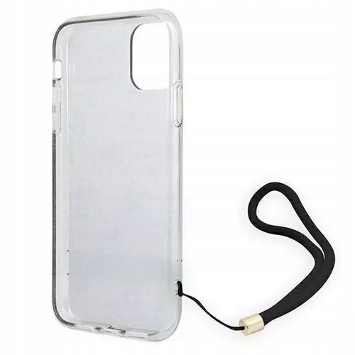 Guess Etui do iPhone 11 brązowy hardcase 4G Print na Arena.pl