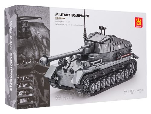 Zestaw Klocków Czołg Szary 632El. na Arena.pl