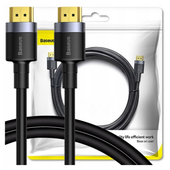 kabel hdmi 2.0 baseus cafule, 4k, 3d, 2m (czarno-szary)
