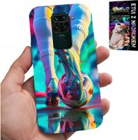ETUI DO XIAOMI NOTE 9 - PIŁKA NOŻNA FOOTBALL PIŁKARZE + SZKŁO