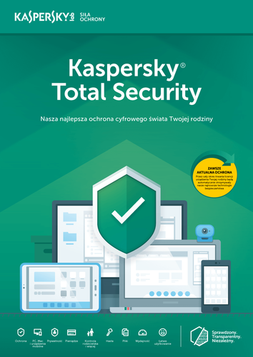 Kaspersky Total Security 10 urządzeń 1 rok na Arena.pl