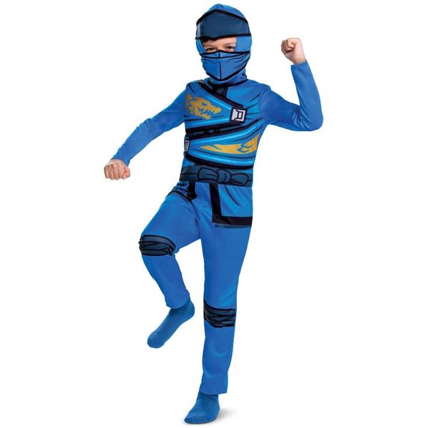 Strój dla dorosłych "LEGO Ninjago - wojownik ninja", niebieski