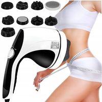 MASAŻER DO CIAŁA CELLULITU WYSZCZUPLAJĄCY Z NASADKAMI PISTOLET CELULITU 9W1