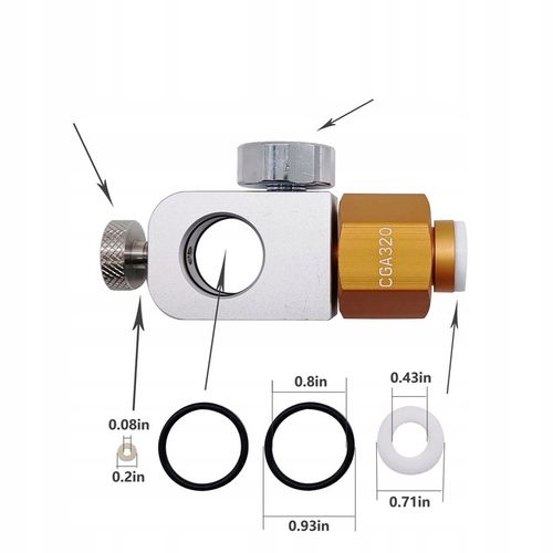 PRZETOCZKA ADAPTER DO SODASTREAM QUICK CONNECT CO2 na Arena.pl