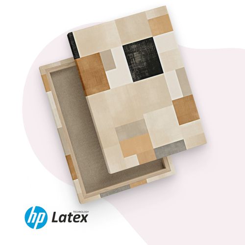 Obraz Do Salonu Kwadraty Abstrakcja Boho Wzór Geometryczny 40cm x 50cm na Arena.pl