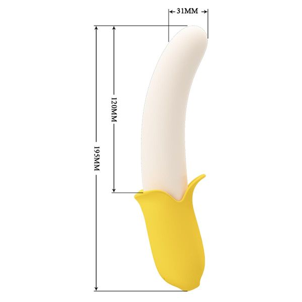 PRETTY LOVE - Banana Greek, 7 vibration functions 3 thrusting settings zdjęcie 12