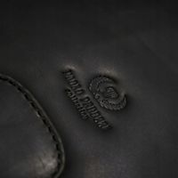 Torebka Damska PAOLO PERUZZI Skórzana Listonoszka Czarna Vintage Na Ramię