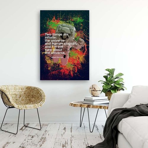Deco Panel, Sentencja Einsteina 50x70 na Arena.pl
