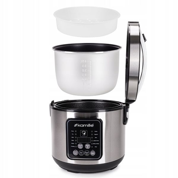 MULTICOOKER ELEKTRYCZNY GARNEKGARNEK SZYBKOWAR PAROWAR 13 PROGRAMÓW zdjęcie 10