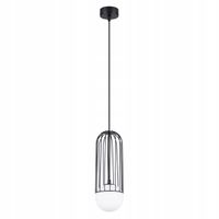 Lampa wisząca BRINA czarna 1xG9 8W, 115 cm, stal, Sollux Lighting