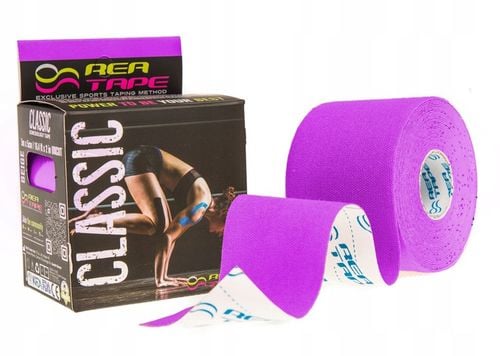 Taśma do kinesiotapingu REA TAPE Classic [Fioletowy] na Arena.pl