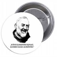 Przypinki buttony RELIGIJNE znaczki z grafiką