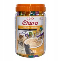 Inaba Cat Churu 50x14g (700g) Kremowy Przysmak Dla Kota Mix Z Kurczakiem