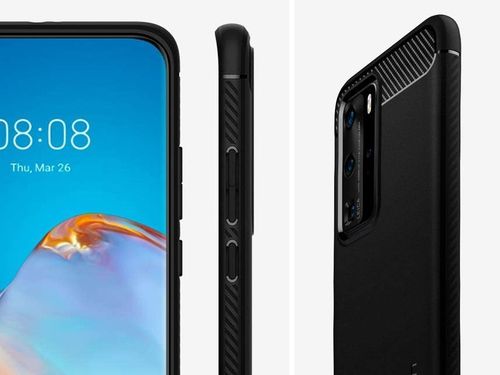 Etui Spigen Rugged Armor do Huawei P40 Pro Matte Black na Arena.pl