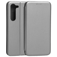 Beline Etui Book Magnetic Sam S23+S916  stalowy/steel