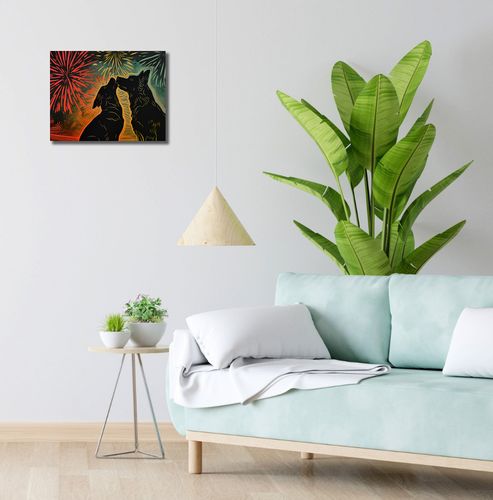 Obraz 40x30cm Psi Uścisk na Arena.pl