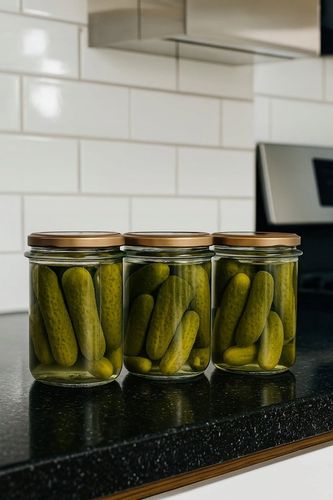 Słoik szklany prosty 350 ml na pasztet miód przetwory mięso + zakrywka na Arena.pl