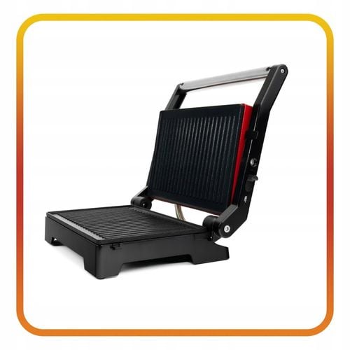OPIEKACZ DO KANAPEK PANINI TOSTER ROZKŁADANY GRILL 2w1 NON-STICK Duży na Arena.pl