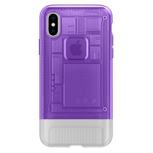 Spigen Classic C1 do iPhone X / iPhone XS grape na Arena.pl