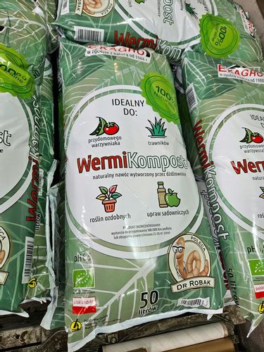 NAWÓZ ORGANICZNY SYPKI 100% WERMIKOMPOST 50 l na Arena.pl