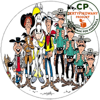 Opłatek na tort Lucky Luke