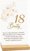 STATUETKA RAMKA na 18 urodziny spersonalizowany prezent twój pomysł nadruk