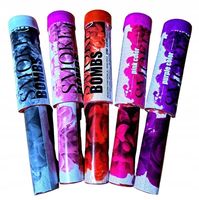 Mega GĘSTY Mix Kolorów Dym do Zdjęć na Pokaz Świeca Dymna z Rączką 5