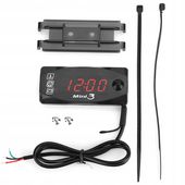CYFROWY TERMOMETR SAMOCHODOWY ZEGAR DC 12V