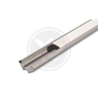 PROFIL LED PVC KĄTOWY SZARY 1M MLECZNY KLOSZ 10MM