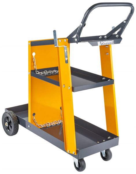 WÓZEK SPAWALNICZY DO SPAWAREK Z PÓŁKAMI STABILNY MOBILNY PÓŁKA NA BUTLĘ zdjęcie 10