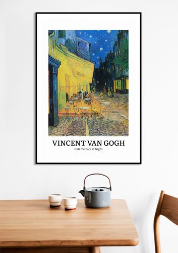 Plakat 13x18cm Design Cafe Terrace, Van Gogh Vintage do Salonu na Arena.pl