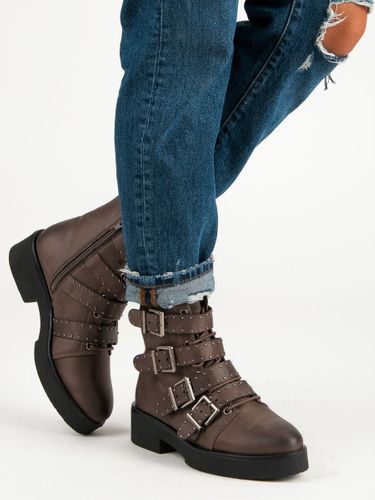 BRĄZOWE BOTKI WORKERY Rozmiar - 40 na Arena.pl