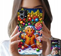 ETUI DO OPPO RENO7 4G - PIERNIK, CUKIERKOWE WZORY ŚWIĘTA + SZKŁO