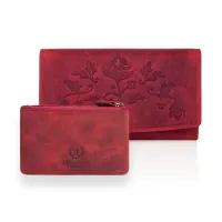 zestaw prezentowy portfel i etui skórzane