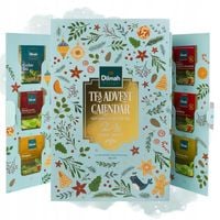 Kalendarz Adwentowy z Herbatami DILMAH Książkowy na 24 dni