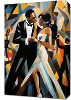Obraz 40x60cm Jazzowa Wieczorna Harmonia