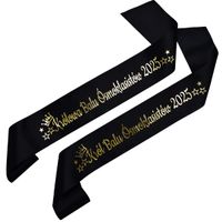 Komplet szarf Królowa i Król Balu Ósmoklasistów 2025