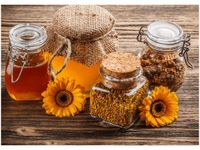 50X70CM MIÓD PSZCZELI OBRAZ POKOJU DREWNINE