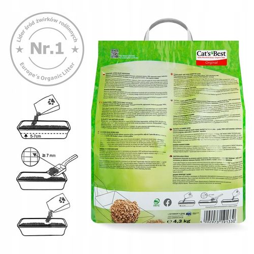 CAT'S BEST - Żwirek dla kota ORIGINAL 10l na Arena.pl