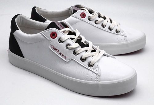Trampki męskie Cross Jeans II1R4002C - białe 44 na Arena.pl