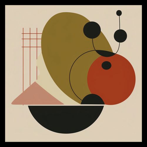 Plakat 40x40cm Geometryczny Balans na Arena.pl