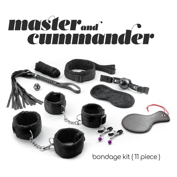 Crushious Master & Cummander 11 Piece Bondage Kit zdjęcie 3
