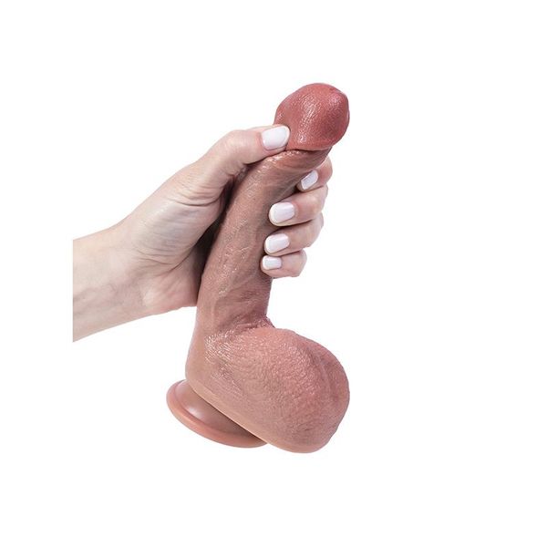 Flexible Hyper-Realistic Silicone Dildo 21 Cm zdjęcie 9