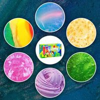 ZESTAW DO ROBIENIA SLIME FABRYKA LABORATORIUM XXL SLIME BOX GLUT JUMBO