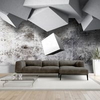 Fototapeta - Geometryczny deszcz 350x245