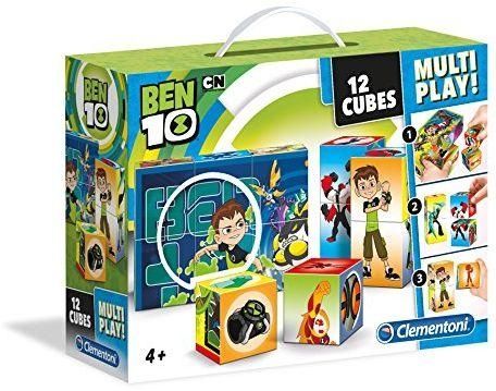 BEN 10 KLOCKI OBRAZKOWE 12 ELEMENTÓW CARTOON NETWORK na Arena.pl