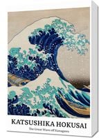 Obraz 40x60cm Design Wave of Kaganawa, Hokusai Vintage do Salonu