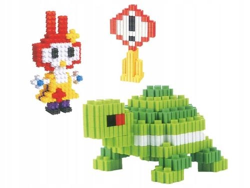 Klocki KONSTRUKCYJNE MAŁYCH GENIUSZY 685 el. BOX + walizka na Arena.pl