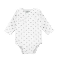 Body bawełniane kimono białe w gwiazdki 62